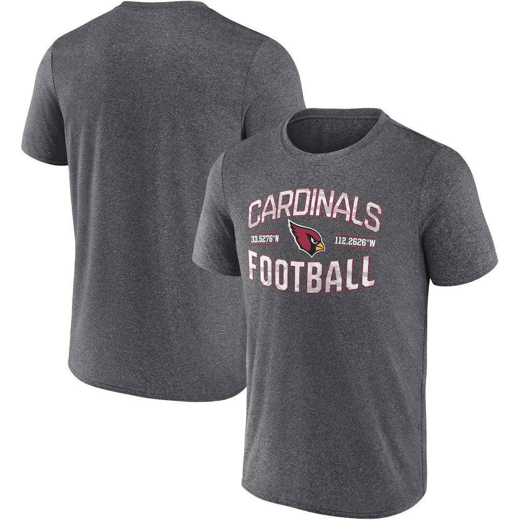 Fanatics Arizona Cardinals Want To Play T-Shirt Heathered Charcoal
