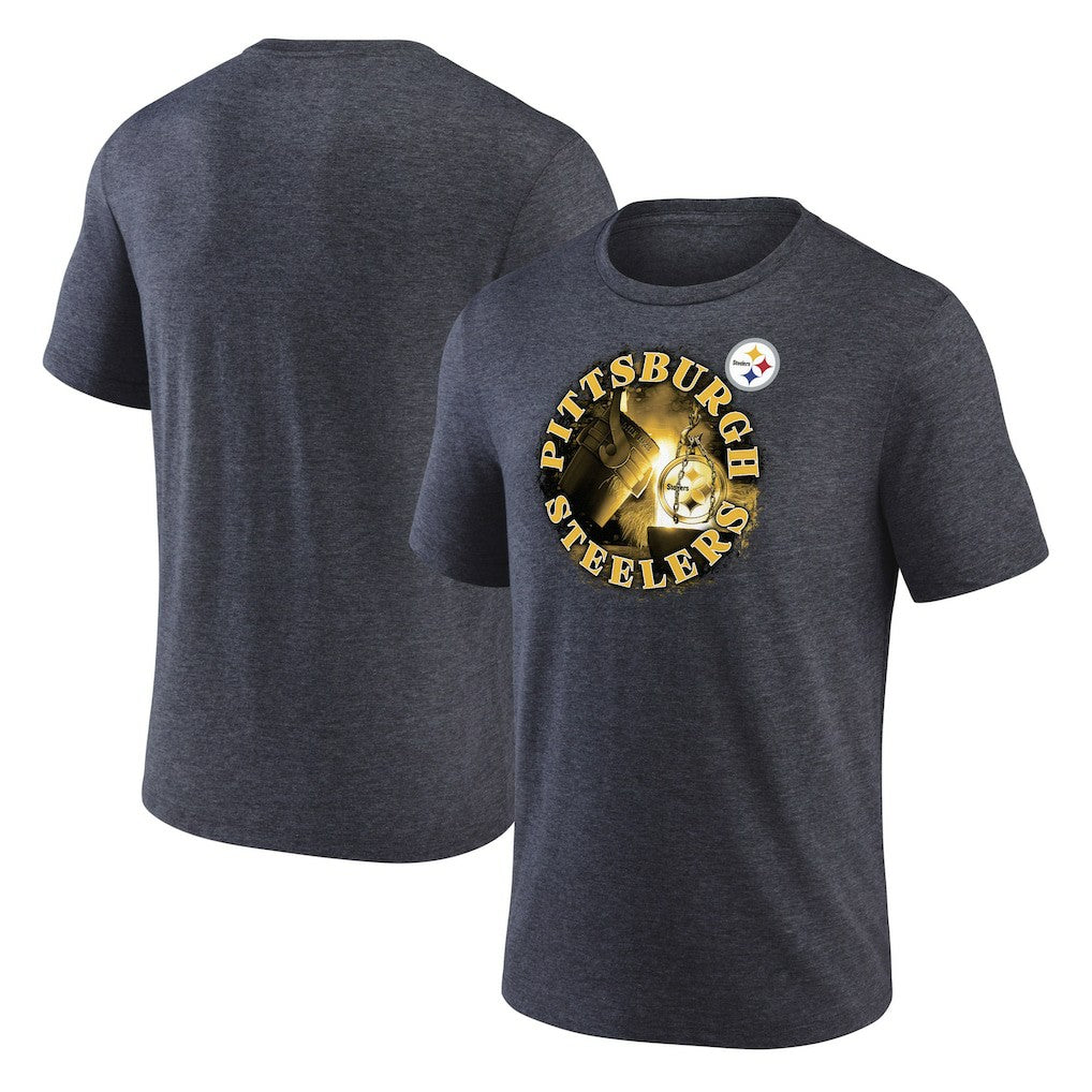 Fanatics Pittsburgh Steelers Sporting Chance T-Shirt Heathered Charcoal