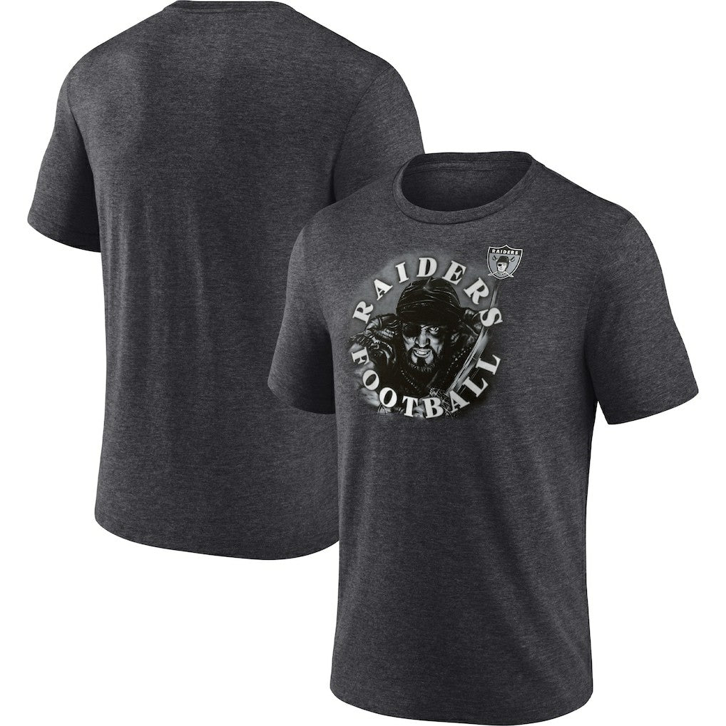 Fanatics Las Vegas Raiders Sporting Chance T-Shirt Heathered Charcoal