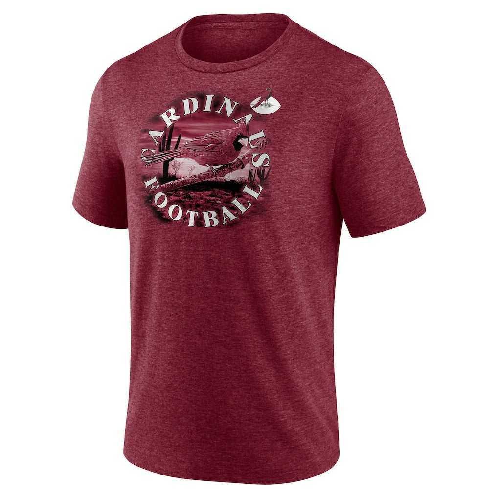 Fanatics Arizona Cardinals Sporting Chance T-Shirt Heathered Cardinal