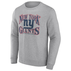 Fanatics New York Giants Playability Pullover Sweatshirt Heathered Charcoal