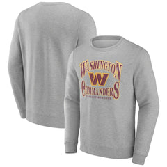 Fanatics Washington Commanders Playability Pullover Sweatshirt Heather Gray