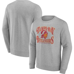 Fanatics Tampa Bay Buccaneers Playability Pullover Sweatshirt Heathered Charcoal