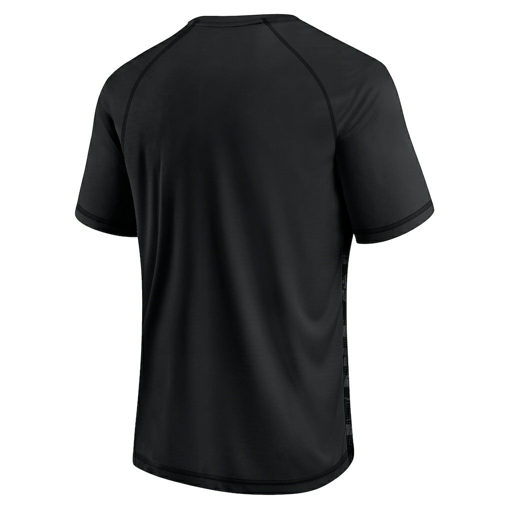 Fanatics Cleveland Browns Blackout Hail Mary Raglan T-Shirt