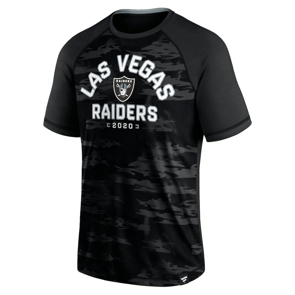 Fanatics Las Vegas Raiders Hail Mary Raglan T-Shirt Black
