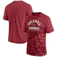 Fanatics Arizona Cardinals Hail Mary Raglan T-Shirt Cardinal