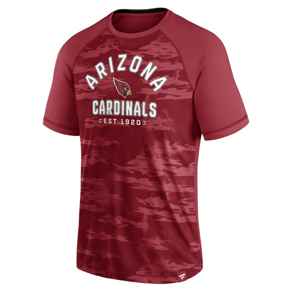 Fanatics Arizona Cardinals Hail Mary Raglan T-Shirt Cardinal