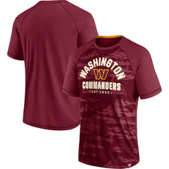 Fanatics Washington Commanders Hail Mary Raglan T-Shirt Burgundy