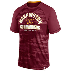 Fanatics Washington Commanders Hail Mary Raglan T-Shirt Burgundy