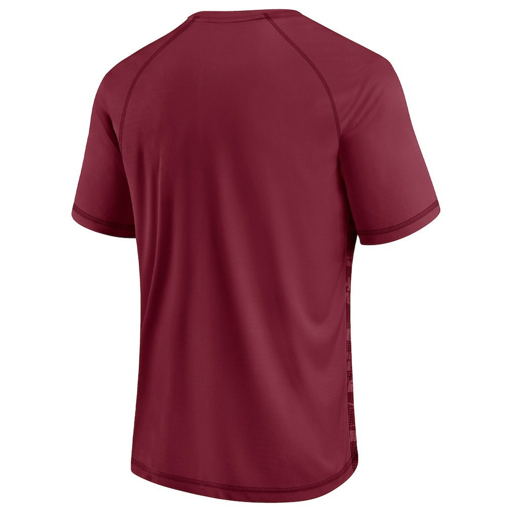 Fanatics Washington Commanders Hail Mary Raglan T-Shirt Burgundy