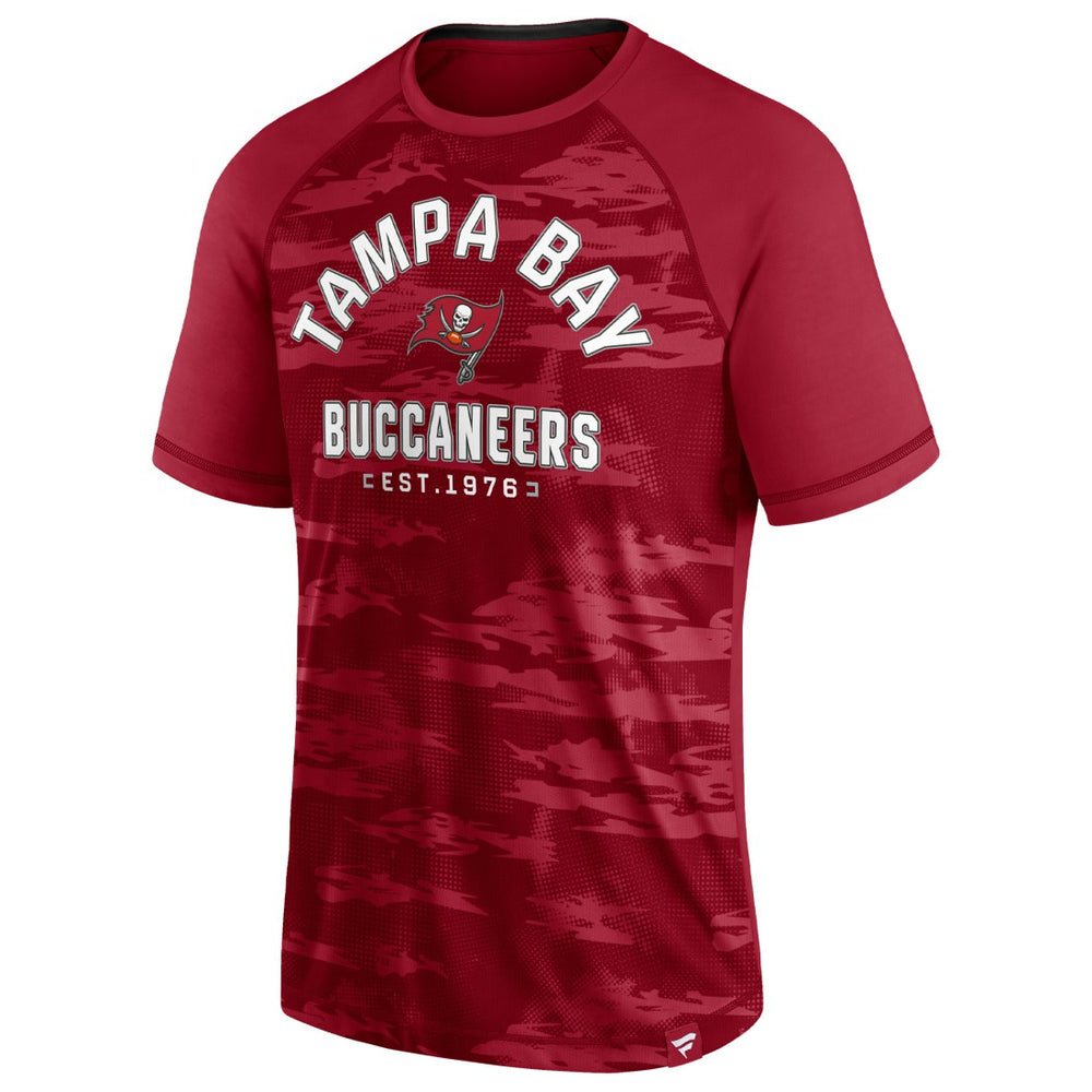 Fanatics Tampa Bay Buccaneers Hail Mary Raglan T-Shirt Red