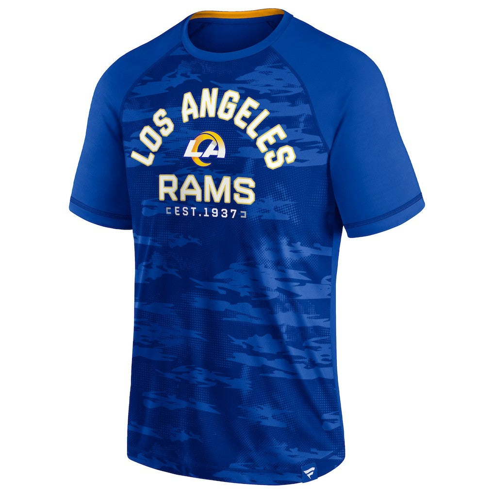 Fanatics Los Angeles Rams Hail Mary Raglan T-Shirt Royal