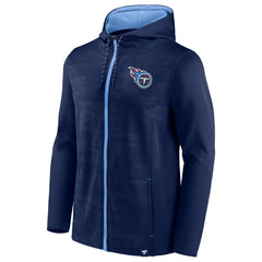 Fanatics Tennessee Titans Ball Carrier Full-Zip Hoodie Navy/Light Blue