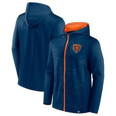 Fanatics Chicago Bears Ball Carrier Full-Zip Hoodie Navy