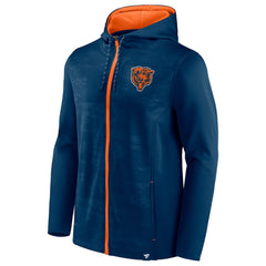 Fanatics Chicago Bears Ball Carrier Full-Zip Hoodie Navy