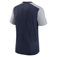 Nike Dallas Cowboys Color Block Team Name T-Shirt Heathered Navy/Heathered Gray