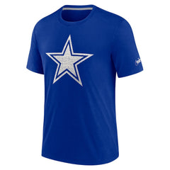Nike Dallas Cowboys Playback Logo Tri-Blend T-Shirt Royal