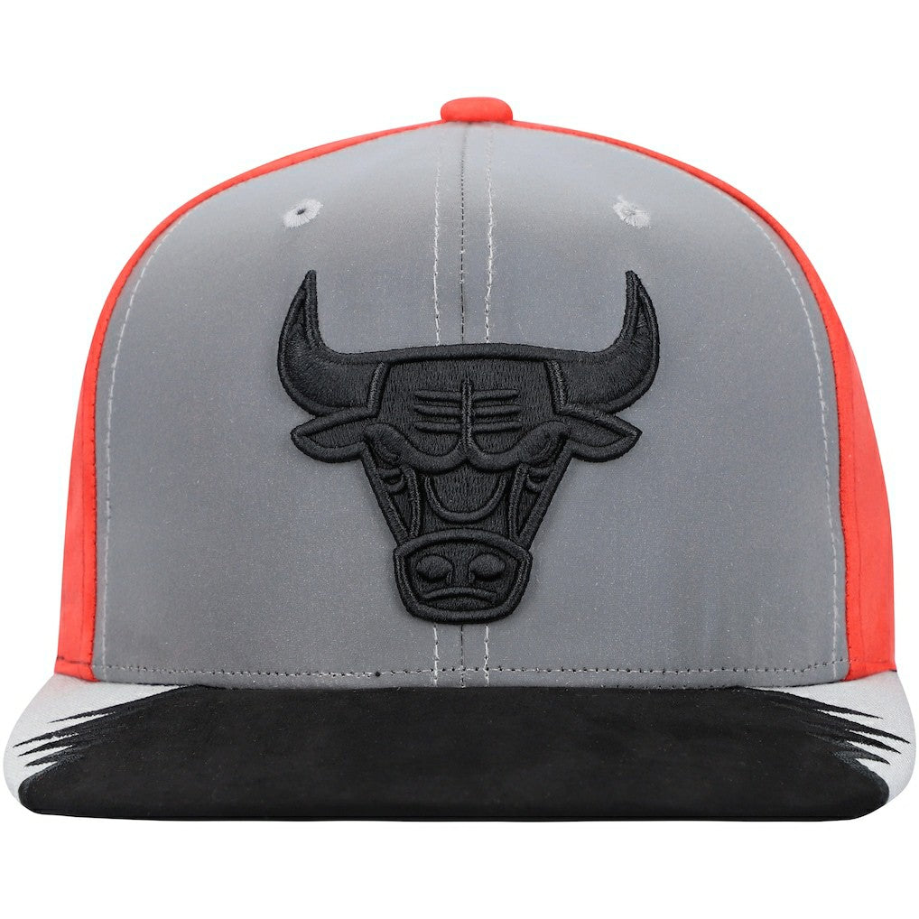 Chicago Bulls Day 5 Snapback Hat Gray/Red | Mitchell & Ness Near Me
