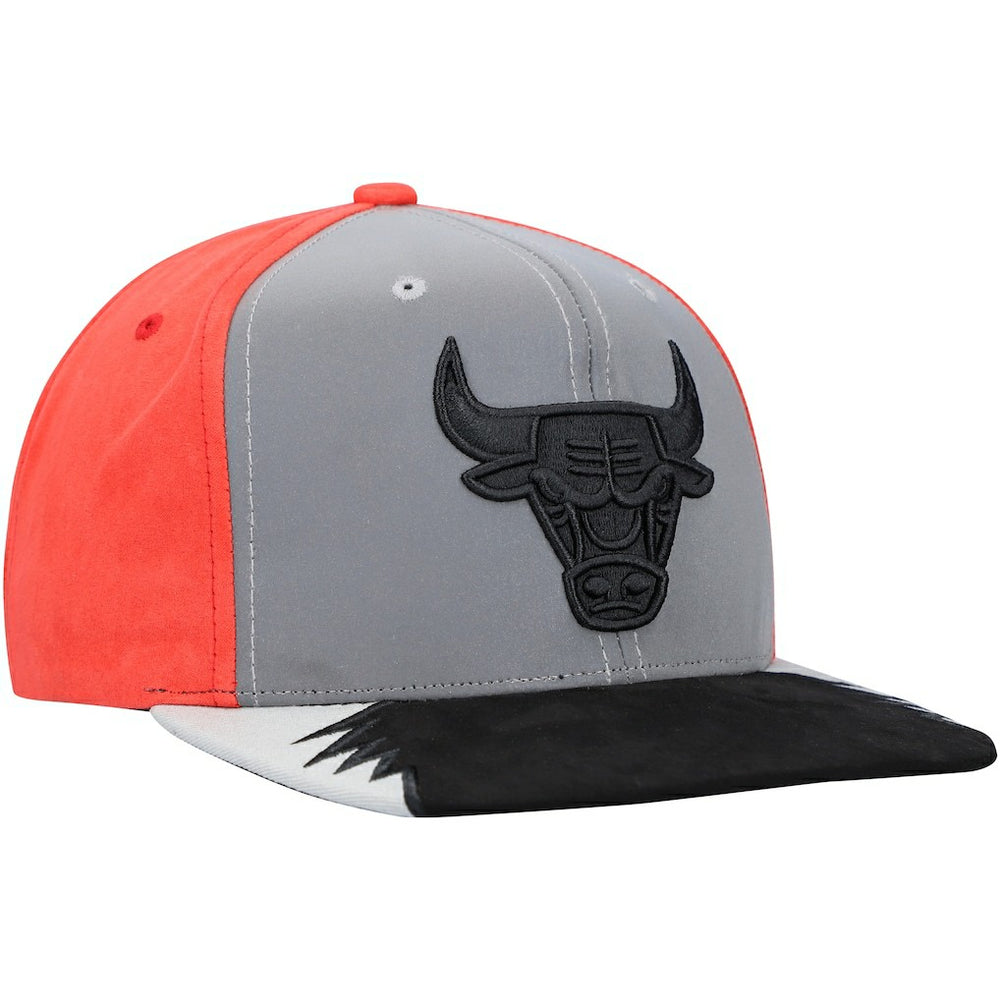 Chicago Bulls Day 5 Snapback Hat Gray/Red | Mitchell & Ness Near Me