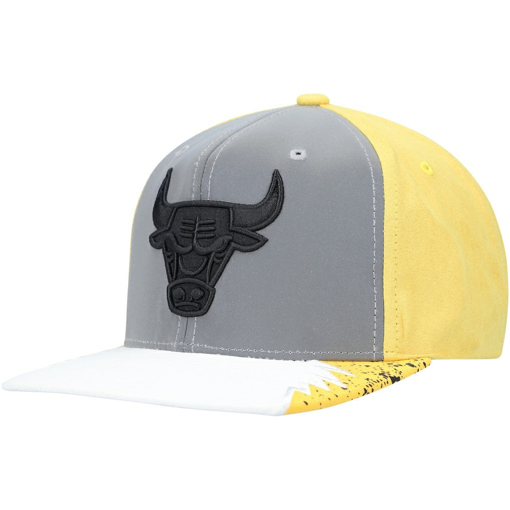 Chicago Bulls Day 5 Snapback Hat Gray/Yellow | Mitchell & Ness online