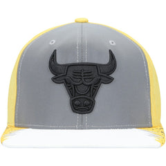 Chicago Bulls Day 5 Snapback Hat Gray/Yellow | Mitchell & Ness online