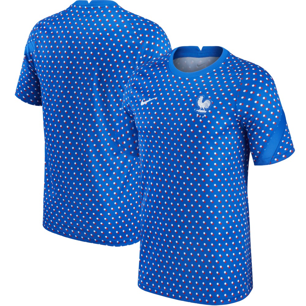France Women's National Team 2021/22 Pre-Match Top Blue - Nike for sale