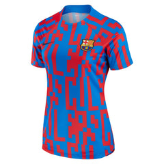 Barcelona Women's 2022/23 Pre-Match Home Performance Top Blue - Nike
