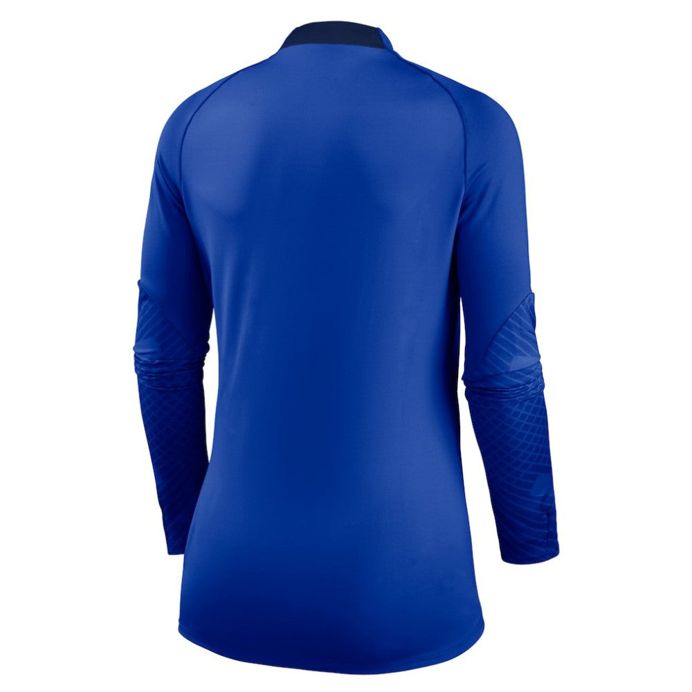 Chelsea Women's Strike Drill Raglan Performance Quarter-Zip Top Blue - Nike sale