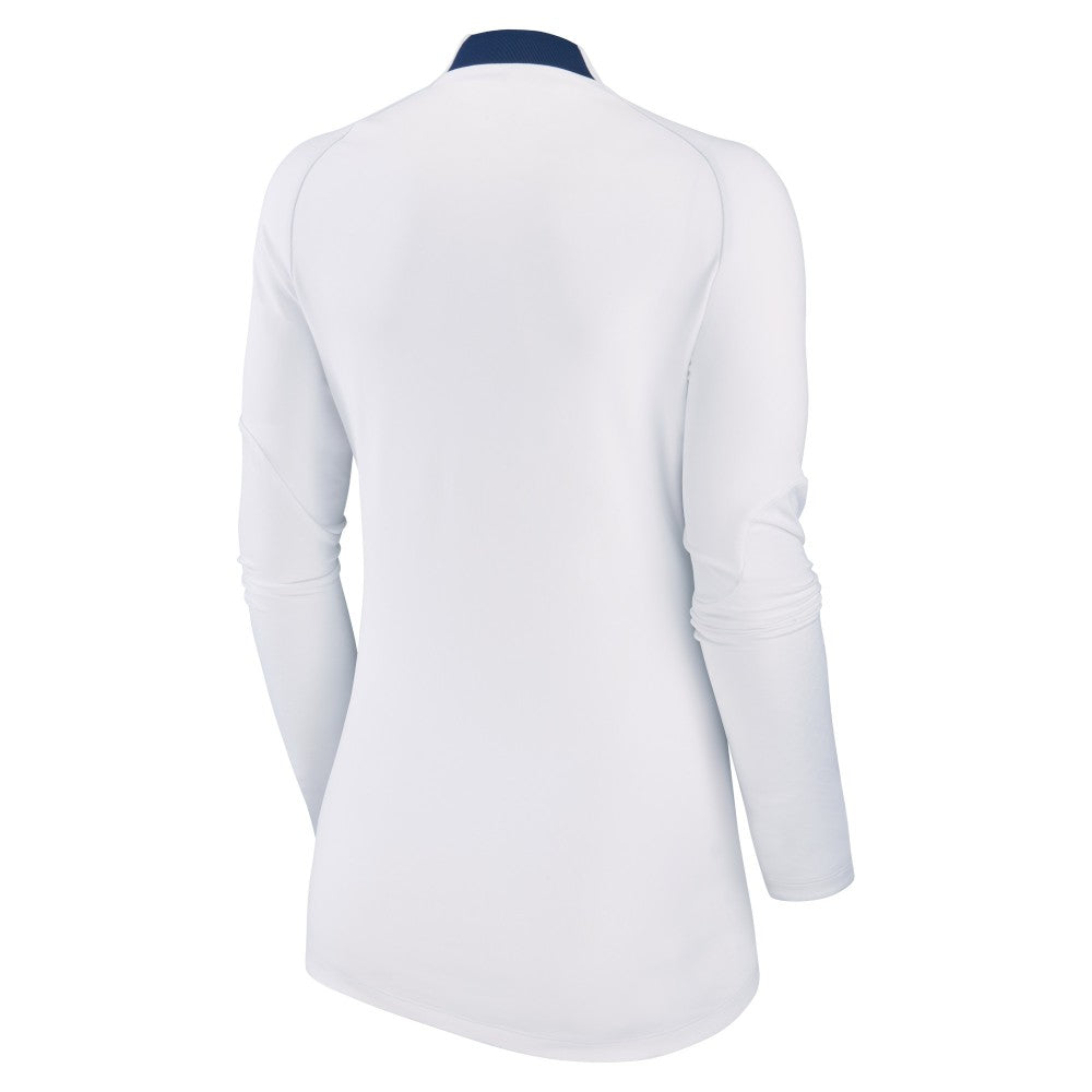 Paris Saint-Germain Women's Strike Drill Raglan Performance Quarter-Zip Top White - Nike outlet