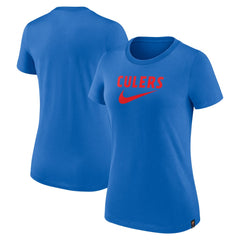 Barcelona Women's Swoosh T-Shirt Blue - Nike