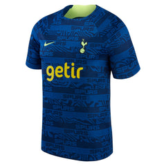 Tottenham Hotspur Youth 2022 Pre-Match Raglan Performance Top Blue - Nike