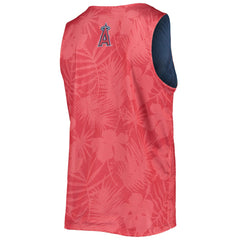 Los Angeles Angels FOCO Floral Reversible Mesh Tank Top - Red/Navy - MLB on Sale
