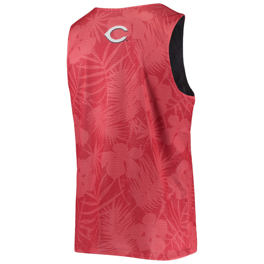 Cincinnati Reds FOCO Floral Reversible Mesh Tank Top - Red - MLB Online