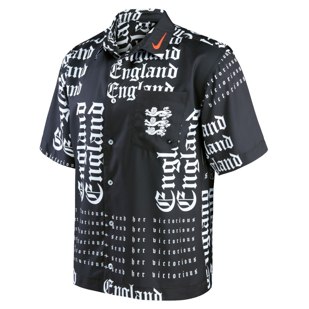 England Women's National Team Button-Up Shirt Black - Nike
