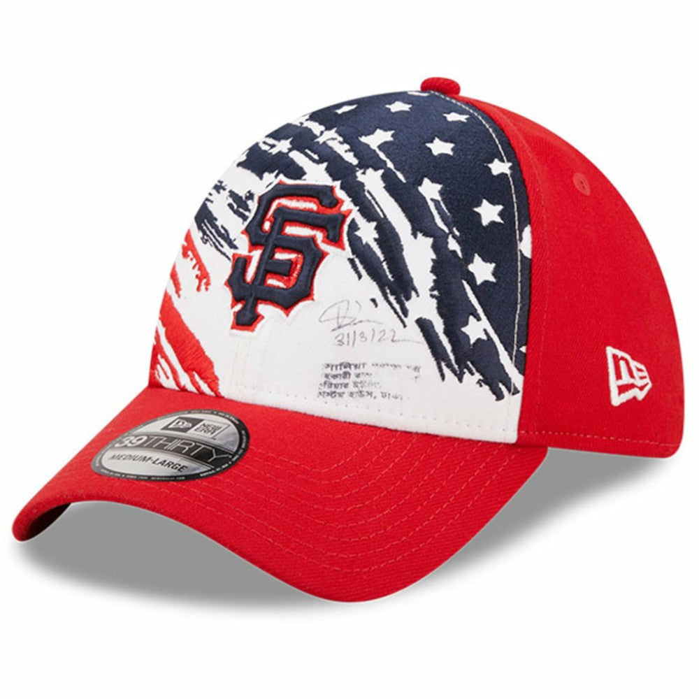 San Francisco Giants New Era 2022 4th of July 39THIRTY Flex Hat - Red - New Era on Sale