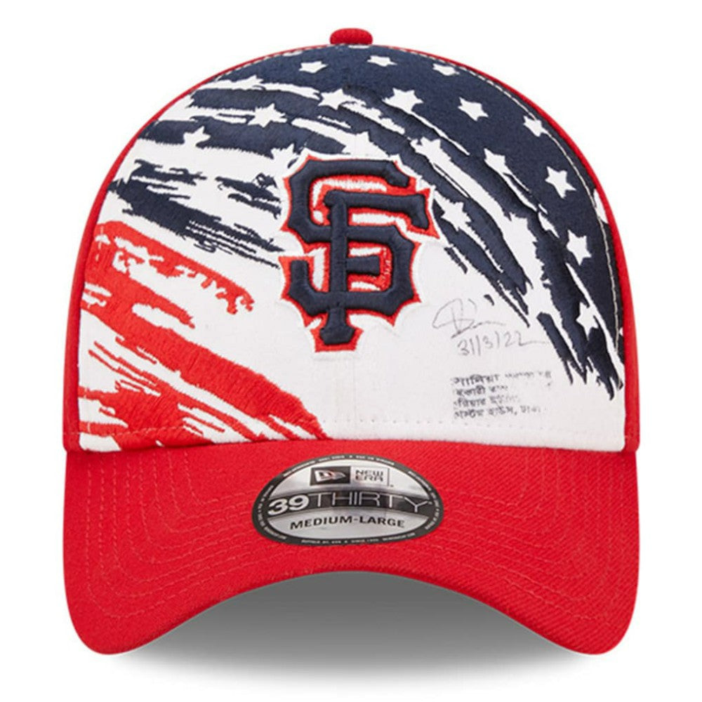 San Francisco Giants New Era 2022 4th of July 39THIRTY Flex Hat - Red - New Era on Sale