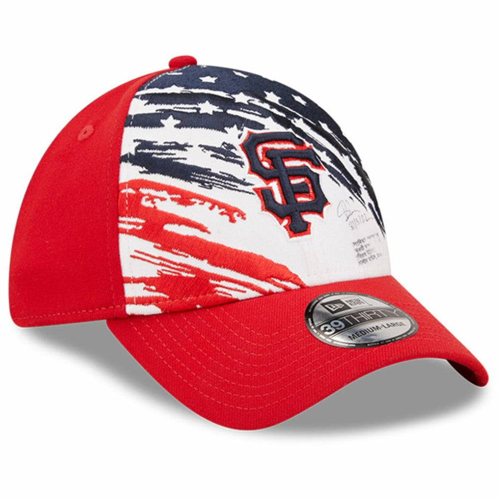 San Francisco Giants New Era 2022 4th of July 39THIRTY Flex Hat - Red - New Era on Sale