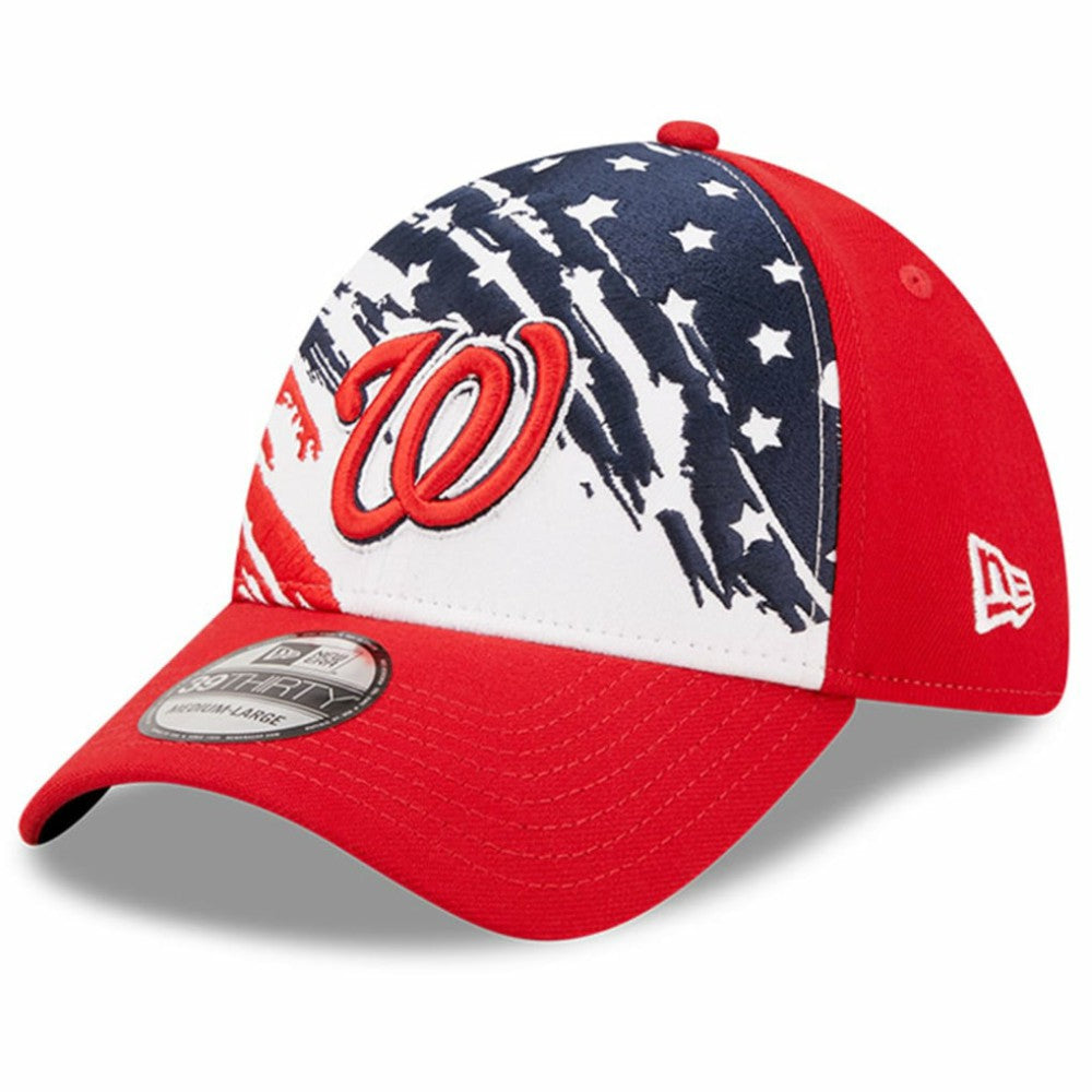 Washington Nationals New Era 2022 4th of July 39THIRTY Flex Hat - Red - New Era on Sale