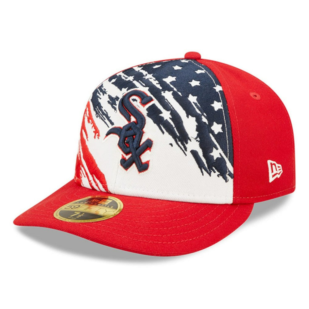 Chicago White Sox New Era 2022 4th of July Low Profile 59FIFTY Fitted Hat - Red - New Era on Sale