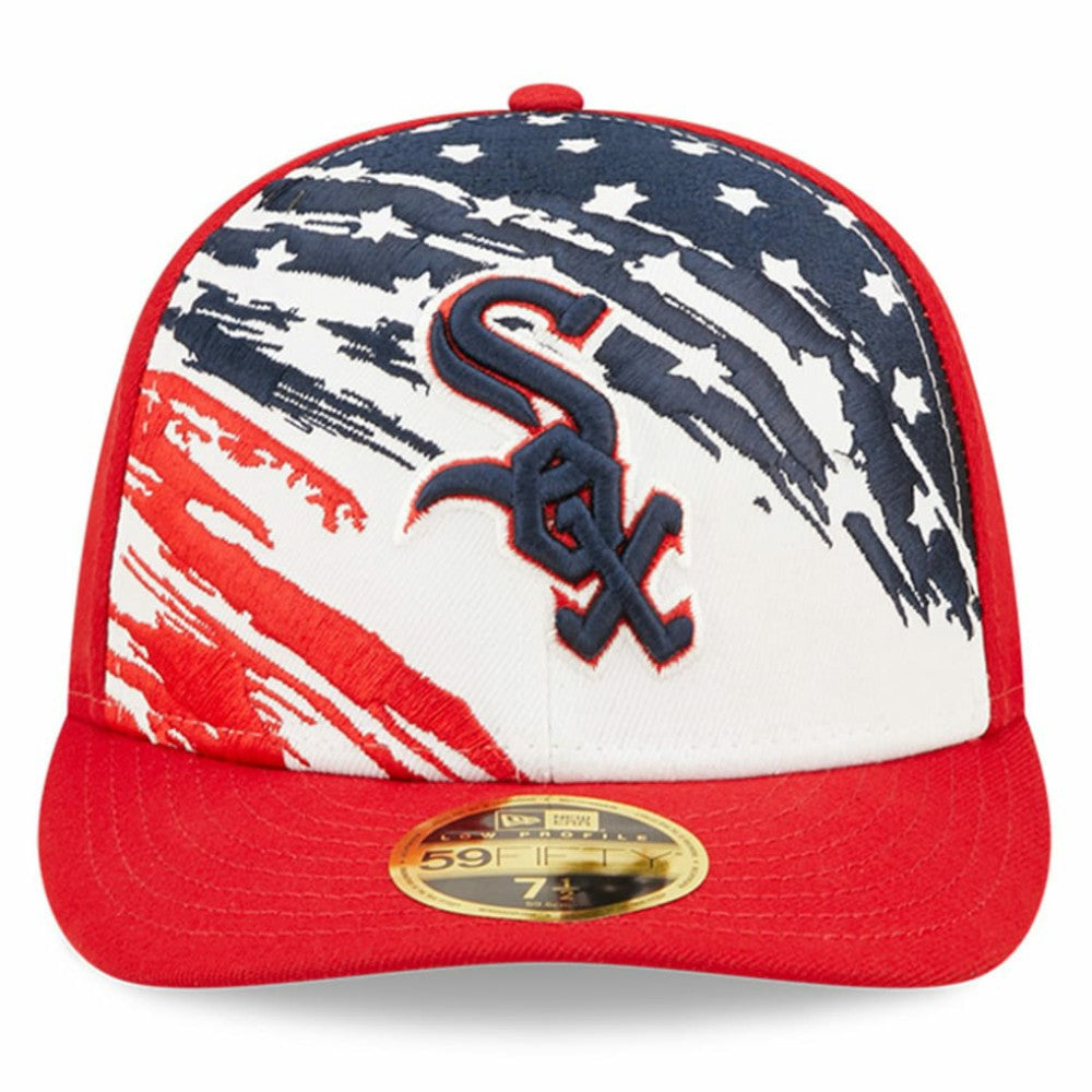 Chicago White Sox New Era 2022 4th of July Low Profile 59FIFTY Fitted Hat - Red - New Era on Sale