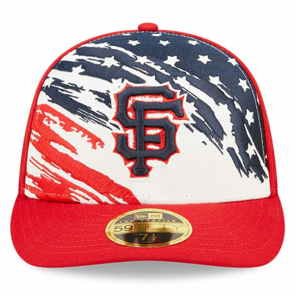 San Francisco Giants New Era 2022 4th of July Low Profile 59FIFTY Fitted Hat - Red - New Era Discount
