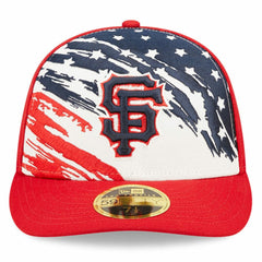 San Francisco Giants New Era 2022 4th of July Low Profile 59FIFTY Fitted Hat - Red - New Era Discount
