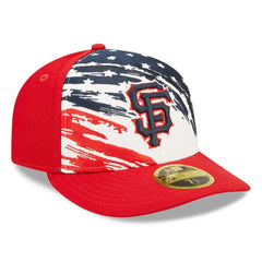 San Francisco Giants New Era 2022 4th of July Low Profile 59FIFTY Fitted Hat - Red - New Era Discount