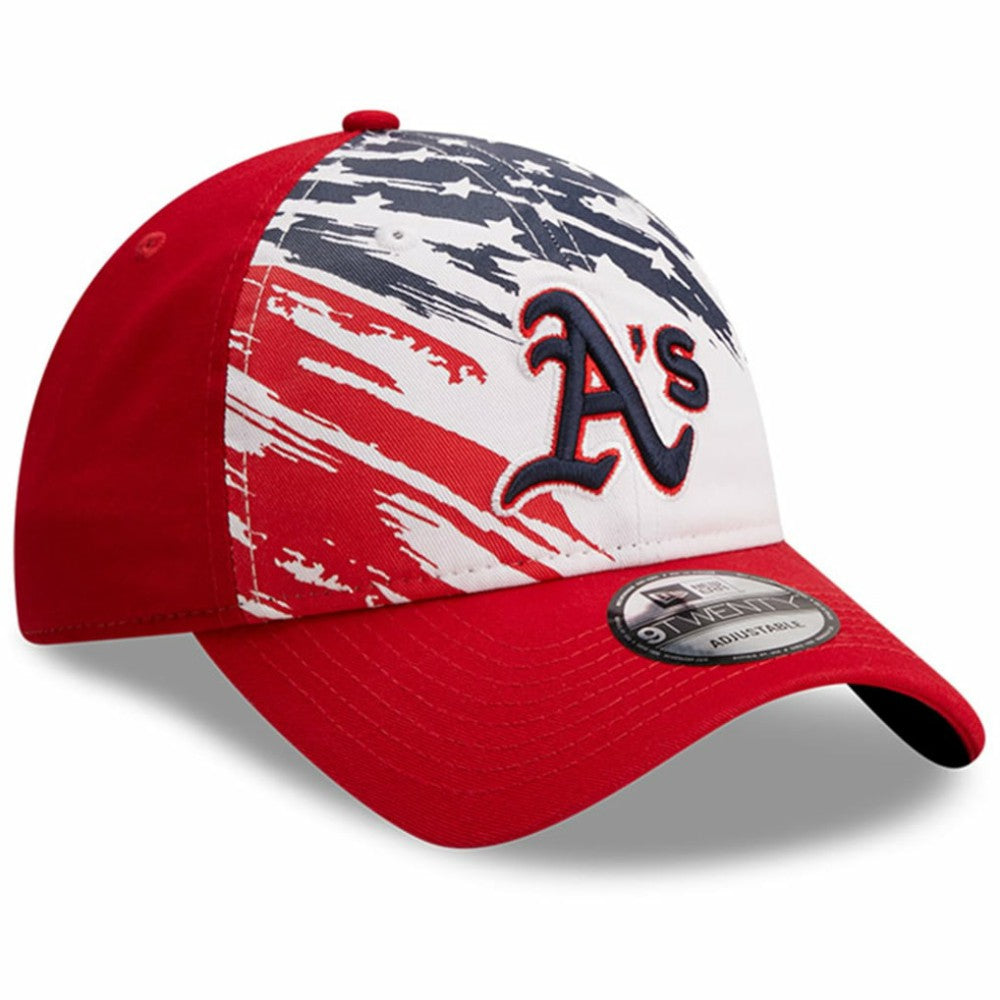 Athletics New Era 2022 4th of July 9TWENTY Adjustable Hat - Red - New Era Lifestyle