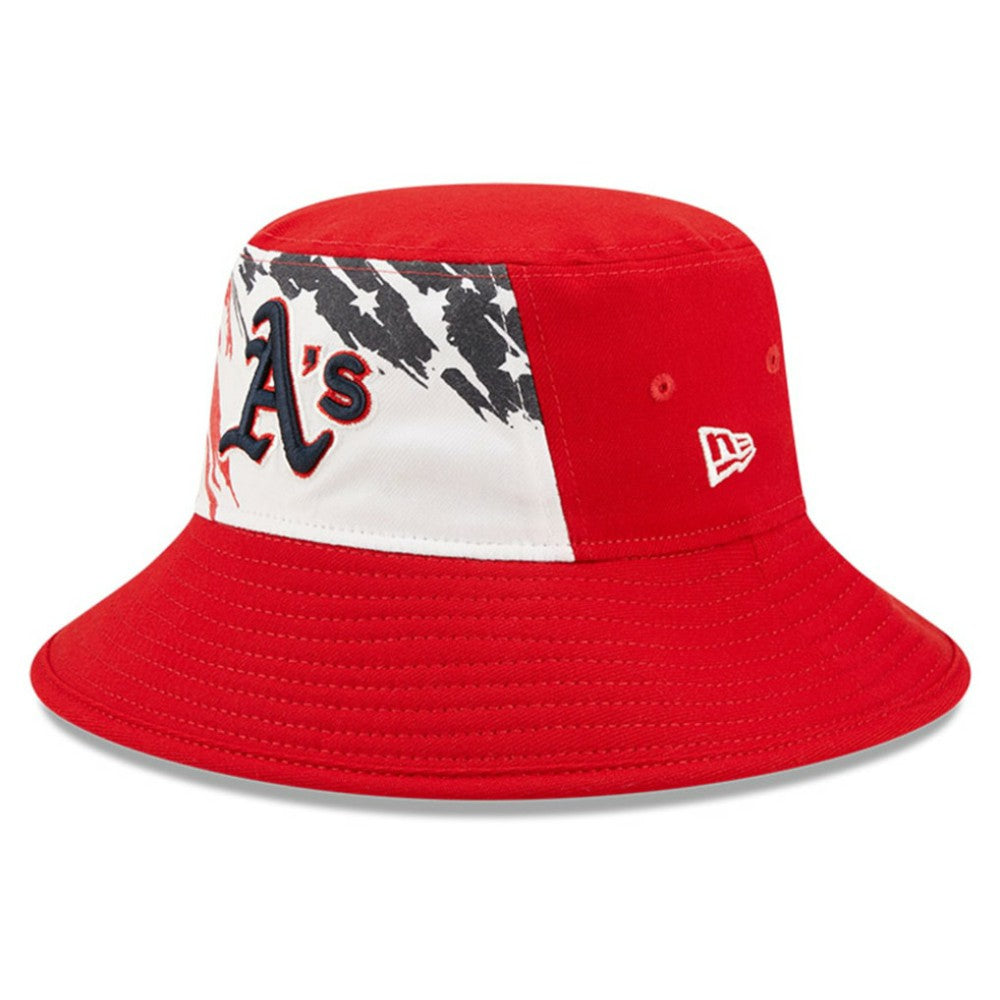 Athletics New Era 2022 4th of July Bucket Hat - Red - New Era on Sale
