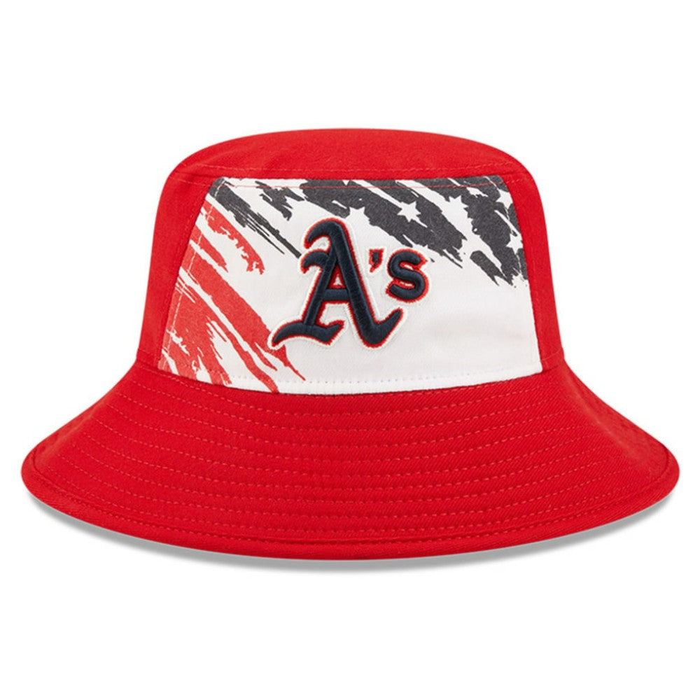 Athletics New Era 2022 4th of July Bucket Hat - Red - New Era on Sale