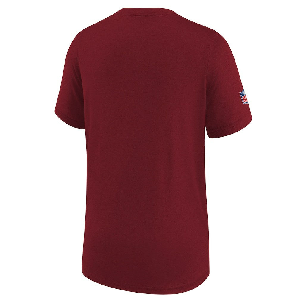 Nike Washington Commanders Youth Sideline Legend Performance T-Shirt Burgundy