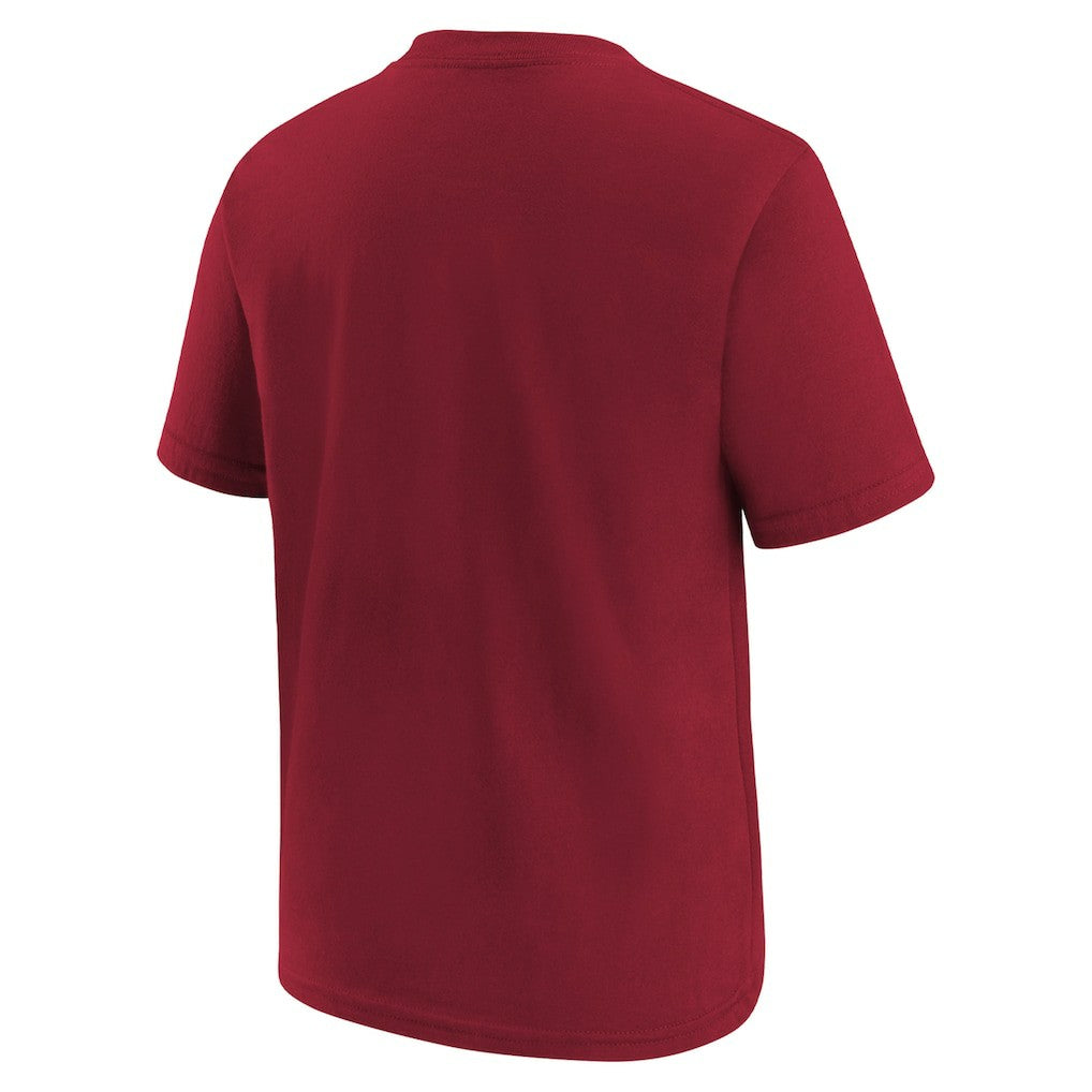 Nike San Francisco 49ers Preschool Team Wordmark T-Shirt Scarlet