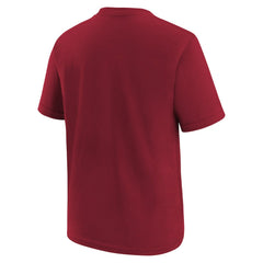 Nike San Francisco 49ers Preschool Team Wordmark T-Shirt Scarlet
