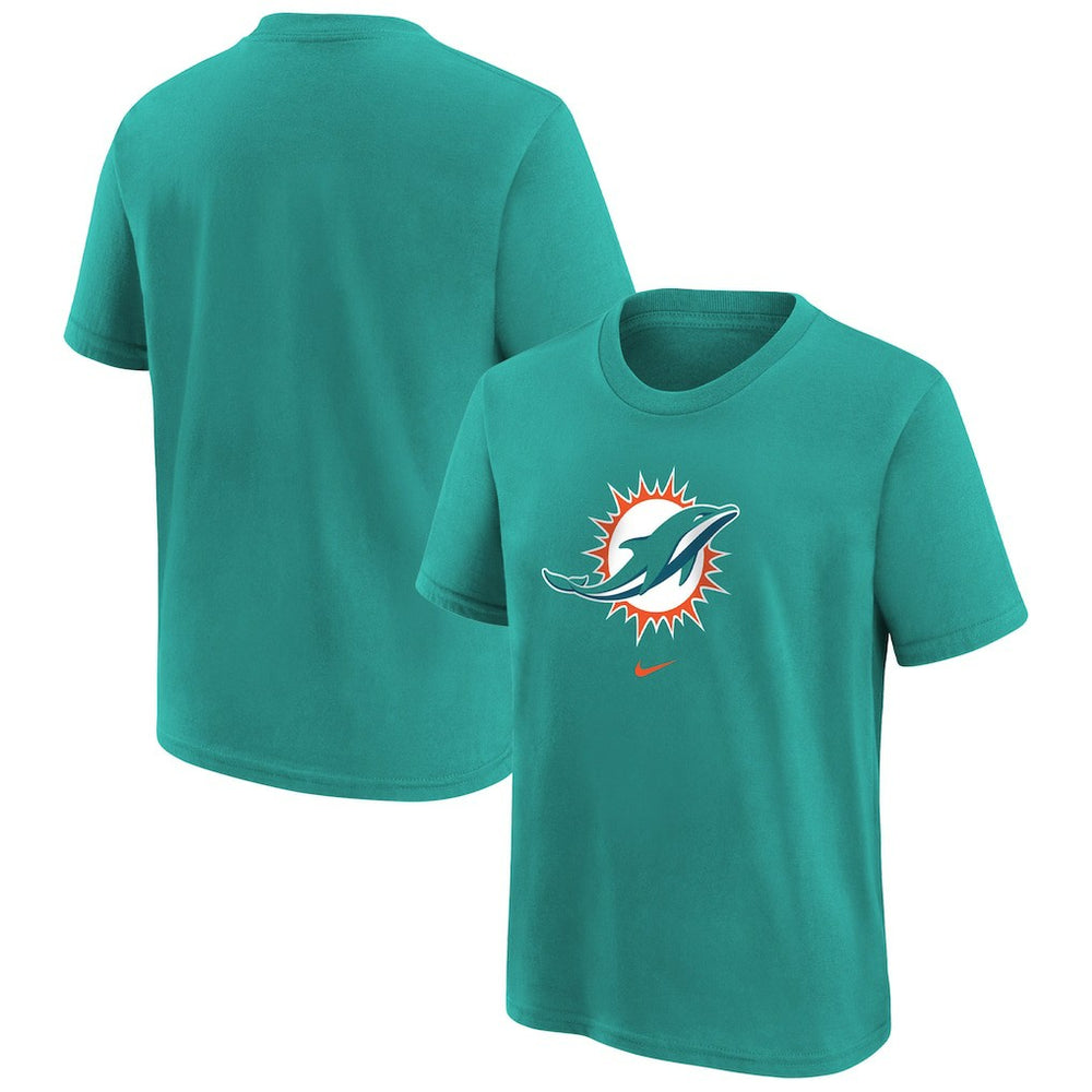 Nike Miami Dolphins Preschool Team Wordmark T-Shirt Aqua